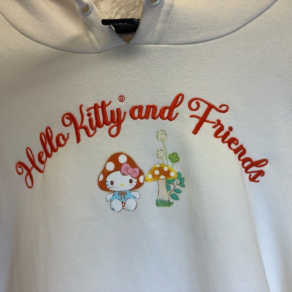 NWT | Box Lunch Exclusive | Hello Kitty and Friends |  White Cream Hoodie | XL 🍄 - Picture 5 of 14